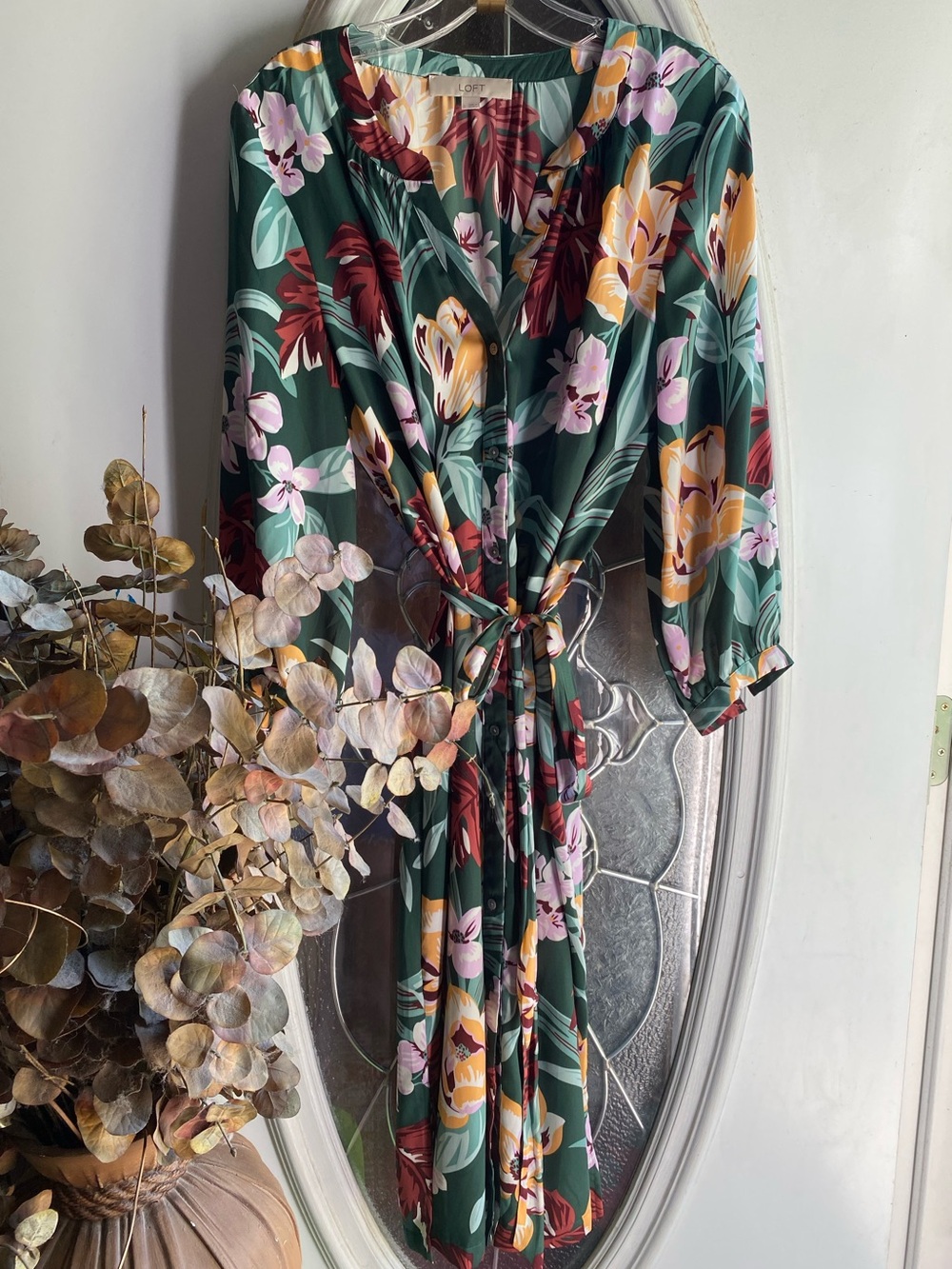 LOFT Midi Dress - Sz L